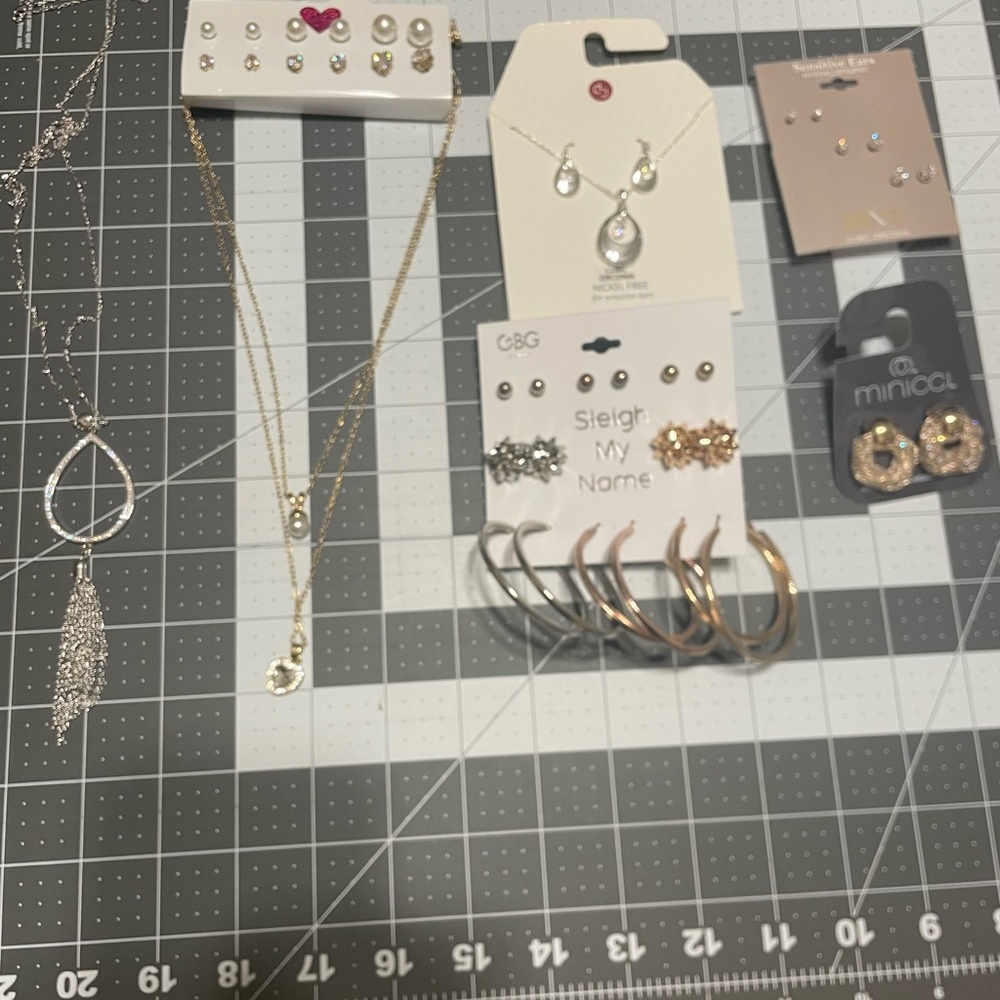 Elegant Gold and Silver Jewelry Set G06 6623
